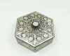 Korea Traditional handcrafted Jewelry case Najeon Hexagon Accessory Box