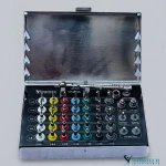 Dental Implant Surgical Kit 35 Pcs with Cassette - Stainless Steel - FOB Sialkot