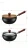 Suerma Persimmon Design Deep Belly Cast Iron Wok Uncoated Non-stick Iron Pan With Wooden Handle Dual Lid Options For Al