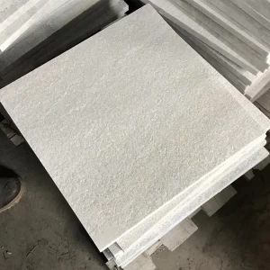 white quartzite stone pavers