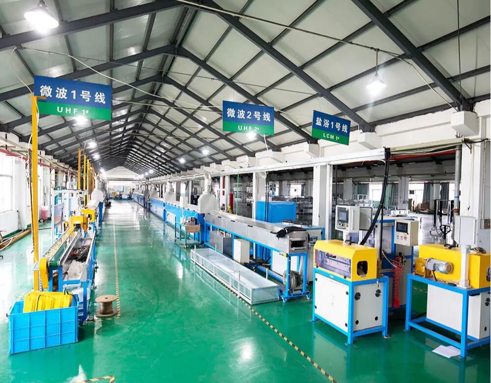 Buy Rubber Single Extrusion And Microwave Curing Production Line from
