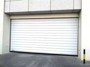 Insulation Aluminum spiral metal rapid rolling shutter door