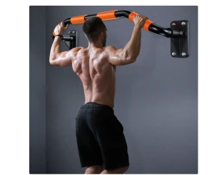Pull Up Bar for Doorway Thickened Steel Max Limit 440 lbs Upper Body Fitness Workout Bar
