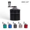 Zinc alloy hand cranked cigarette grinder