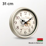 Modern Plastic Wall Clock from Belarus Stylish and Functional Home Decor