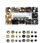 Hot Sale 25mm Brass Round Spring Snap Button for Overcoat Coat Fastener Accessories