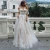 Import free shipping Sexy See Through Lace Wedding Dress 2020 A-Line Wedding Gowns Elegant Ruffle Cap Sleeve Vestido De Noiva from China