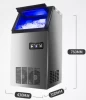 Air-Cooled Water Dispenser With Nugget Ice Maker Machine