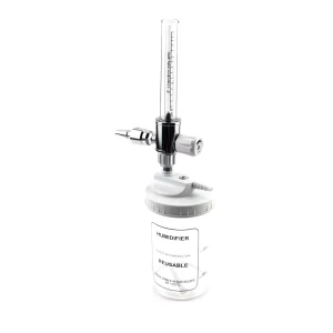 HQTEK  Tube Type Medical Oxygen Flowmeter with BS/DIN adapters