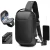 Import Anti-Theft Sling Bag with USB Charging Port, Waterproof Crossbody Backpack, Lightweight Large Capacity Causal Chest Bag from China