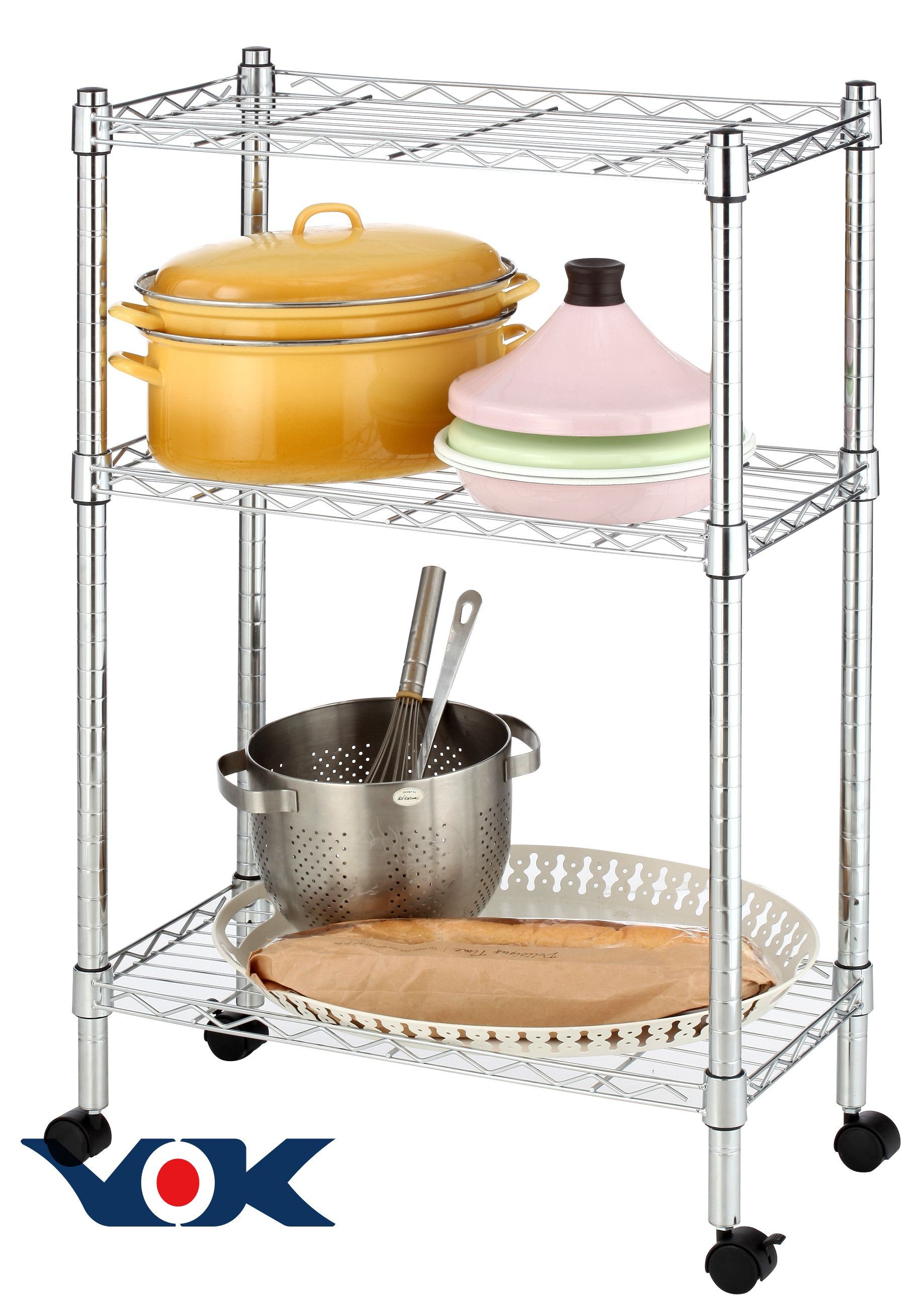 Buy Voka Home-pal Money Saving 30cm Rolling Mini Shelving Rack from ...