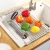 Import Roll up dish drying rack adjustable Over The Sink storage shelf Wholesale Silicone dish drying from China