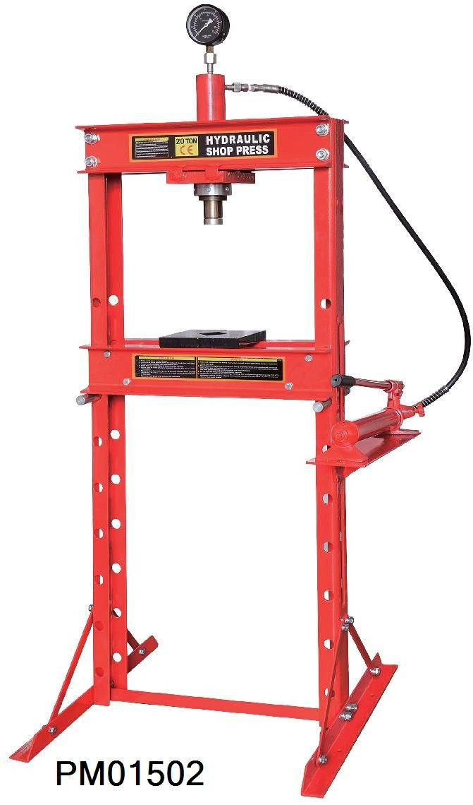 Buy 20ton Hydraulic Shop Press from Jiashan Powerful Machinery Co., Ltd ...