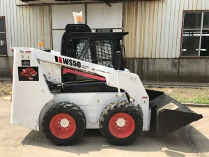 Earth moving machinery front end wheel loader mini skid steer loader with multifunctional attachments