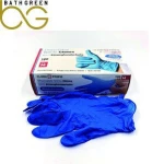 Disposable medical cheap nitrile exam gloves blue