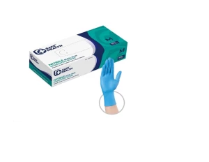 SafeHealth Gloves Case 1000 FDA Approved Nitrile Blue Powder Free Medical