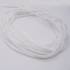 White Disposable Elastic String Flat Ribbon Cord Nylon Spandex Ear loop