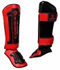 Economically Priced Custom Logo Shin Guards for Kids and Adults Elasticated Leather and PU for MMA Grappling Boxing Mua