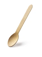 Disposable wooden spoons