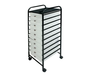 VOKA HOME PAL-10 DRAWERS MOBILE ROLLING UTILITY STORAGE CART. (VK-CT23006)