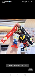cartoon 3d soft pvc keychain personalized custom silicone rubber Cute