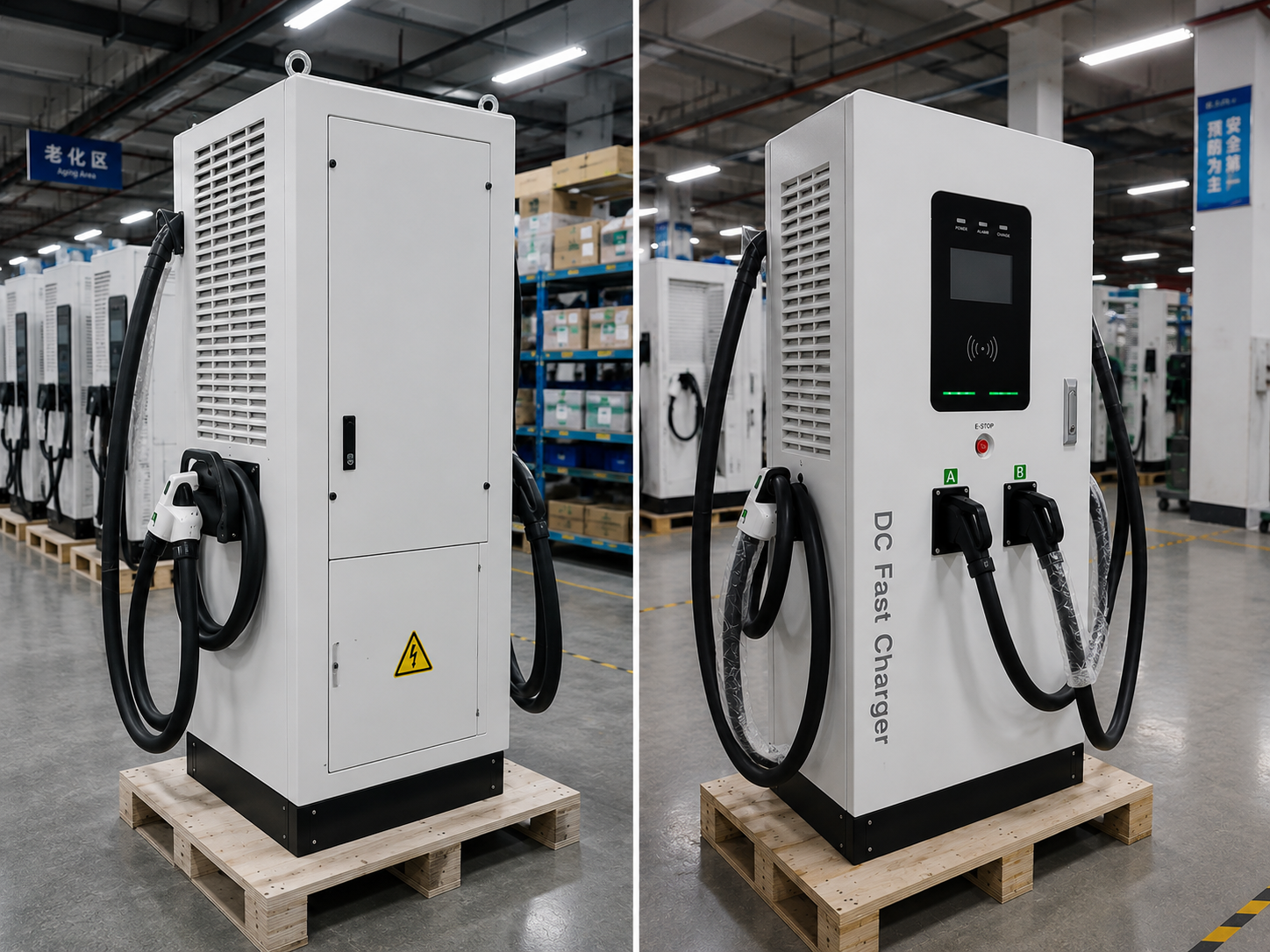 Buy 120kw Dual Gun Dc Fast Ev Charger Station | Ccs2 Commercial ...