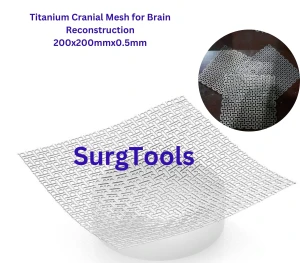 CMF Cranial Maxillofacial Plates and Screws Titanium Neurosurgery Instruments