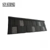 piano design stone coated metal roof tile shingle 1335*430mm