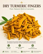 Dry turmeric fingers