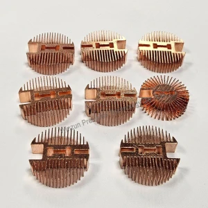 Customized Al6063 Precision Brass Cnc Machining Metal Aluminum Copper Parts Extrusion Heatsink