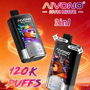 AIVONO AVN MATE 120K Gummy Bears Mixed Berry Türkiye 120000 Puffs 28mL 2Pct Nic Best Wholesale Price