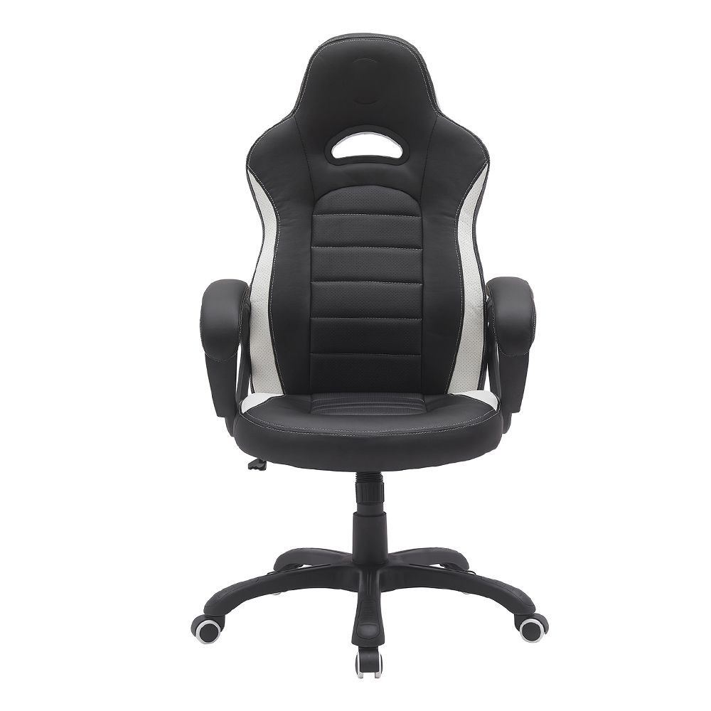Buy Racing Chair Pu Leather Swivel Chair With Padding Armrest from ECO ...
