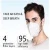 Import CE FDA NIOSH In Stock FFP2 KN95 FFP3 Filtering Disposable Nose Face Mask N95 5 layer Face Respirator from Malaysia