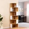 Modern Corner Bookshelf for Small Spaces and Home Organization