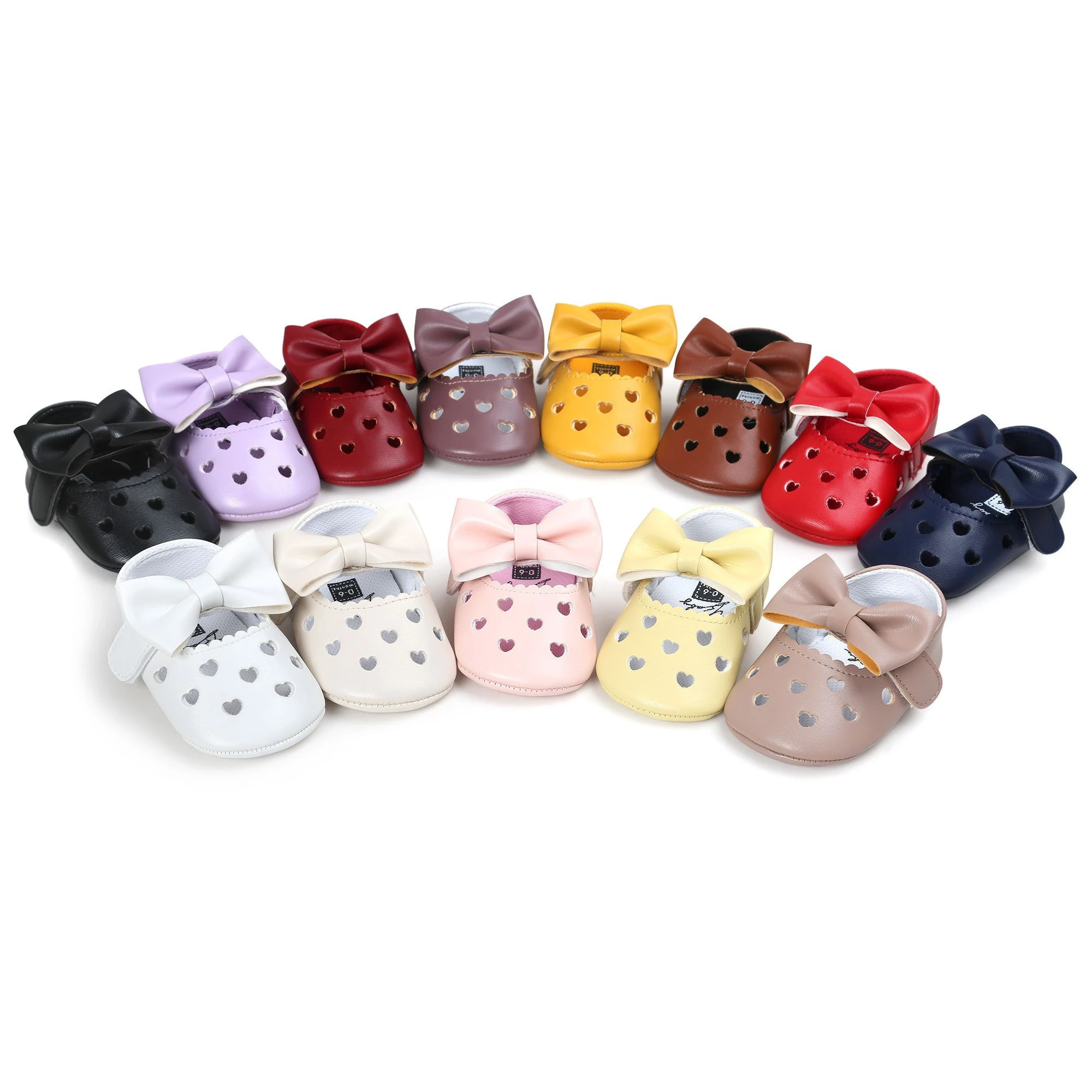 Spring Heart Infant Baby Girl Shoes