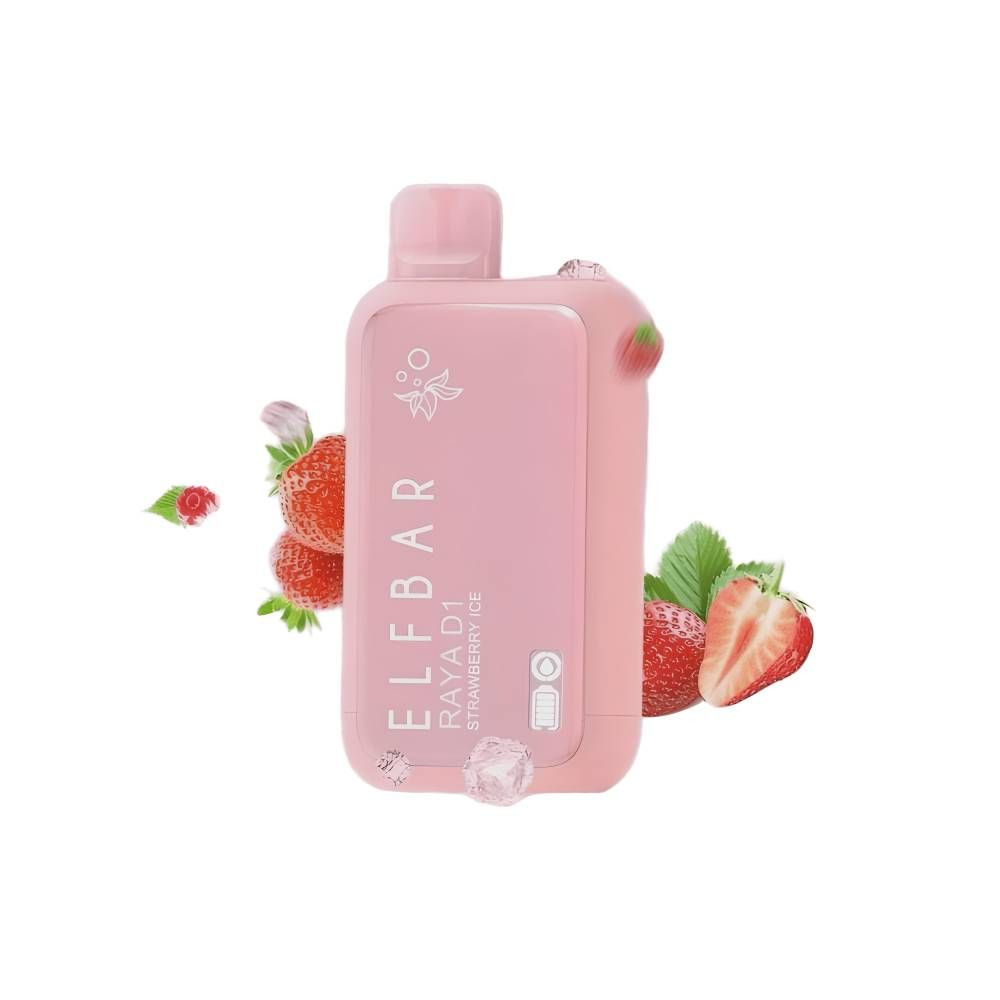 Buy Elfbar Raya D1 Strawberry Ice 10000 Puffs Disposable Vape - Austria Vape  Shop Elf Bar Raya D1 Refill Elf Bar Vape from VEG26 Vape Technology Co.,  Ltd, France | Tradewheel.com