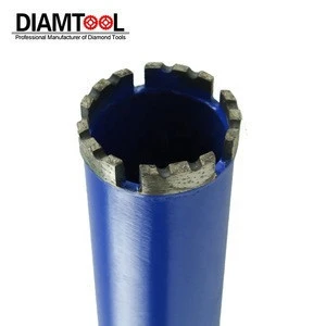 1 1/4 UNC 4 1/4&quot; sizes crown segment diamond core drill bit for reinforced concrete