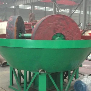 1-3tph capacity gold ore grinding machine 1200 wet pan mill for sale