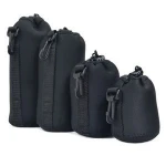 1 PC Size S M L XL Matin Neoprene waterproof Soft Video / Camera Lens Pouch camera bag Case Wholesale