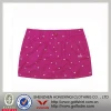 100% cotton womens casual skirt with dot pattern