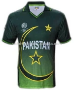 100% polyester Custom sublimation cricket jersey