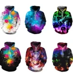 100%polyester 3d personalized sublimation custom logo printed embroidered men hoodies