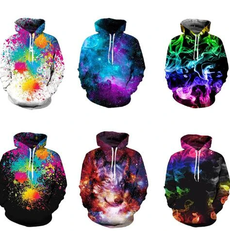 100%polyester 3d personalized sublimation custom logo printed embroidered men hoodies