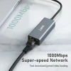 10/100/1000Mbps Gigabit Ethernet RJ-45 LAN Network Adapter Desktop and Laptop PC USB 3.0 to RJ45