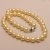 Import 10mm Hand made  round  shell  Pearl Beads Necklace Choker  Mother s gift   wedding necklace bracelets earring sets from China