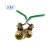 Import 1/2 inch brass float ball valve Industrial FxF brass gas rb ball valve stem with lock plumbing fittings from China