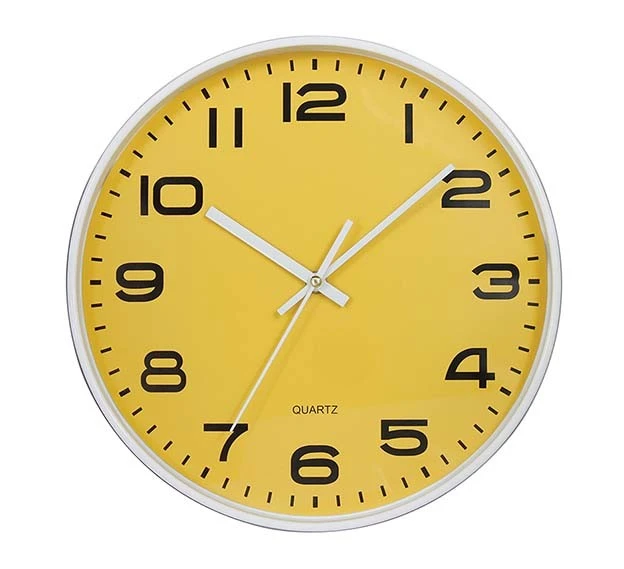 12 inch minimalist design simply style plastic wall clock