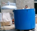 1200C aluminum scrap melting / smelting crucible industrial furnace