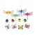 Import 12pcs Creative Home Decoration Accessories PVC Fridge Magnet 3D Butterfly Dragonfly Ladybird Cartoon Stickers DIY Craft Set from China