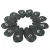 Import 12pcs set Black color Golf club headcover PU leather golf putter head cover from China